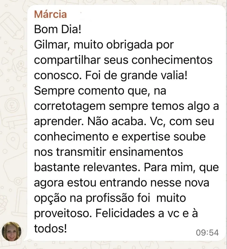 Depoimento de Márcia sobre o método Scripts de Luxo